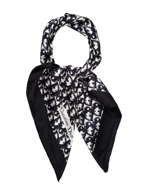 oblique christian Dior scarf